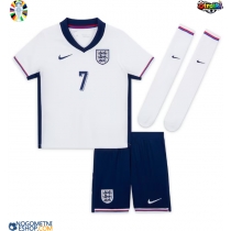 Otroški Nogometni dresi Anglija Bukayo Saka #7 Domači EP 2024 Kratek Rokav (+ Kratke hlače)